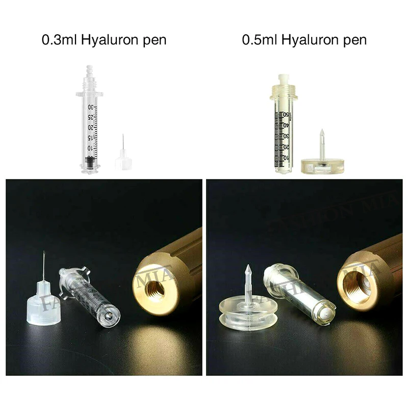 Ampoule syringe for 0.3ml Hyaluron Pen lip Injection Hyaluronan Acid syringe For Lip Dermal Filler Remove wrinkles filler