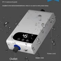 Chauffe-eau électrique instantané, fonction de mémoire, Conversion de fréquence, Machine de chauffage de l'eau à température constante, 220V, 4500W 4