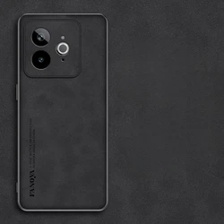 Custodia per telefono in PU pelle di lusso con effetto pelle, antiurto - Cover bumper semplice ed elegante