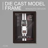 1:32 Alloy Metal Photo Frame Version Sports Car Model Simulation 3D Racing Car Hanging Painting Collection Kids Gifts Decoration 6