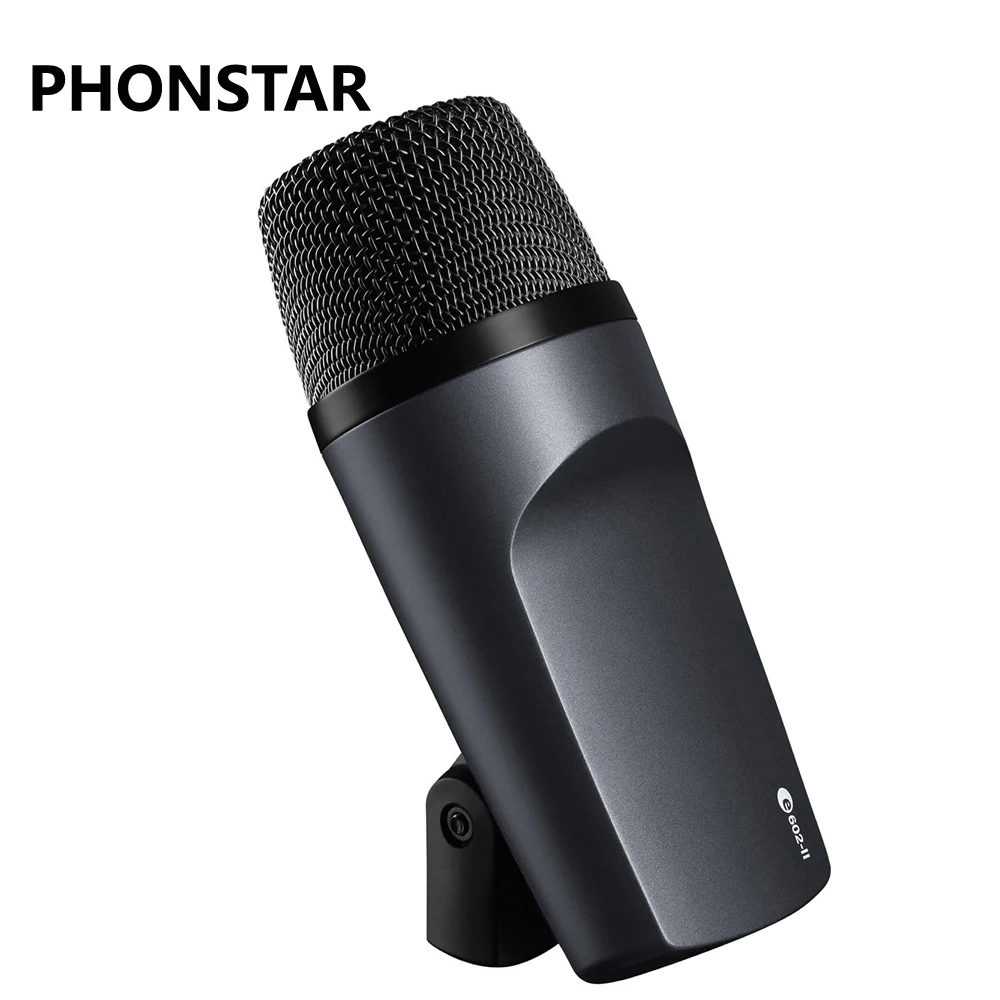 

e602-II e602 Dynamic Cardioid Instrument Microphone for Low Frequency Bass Instrument, e 602 Bass Drums Guitar Cabs Tubas