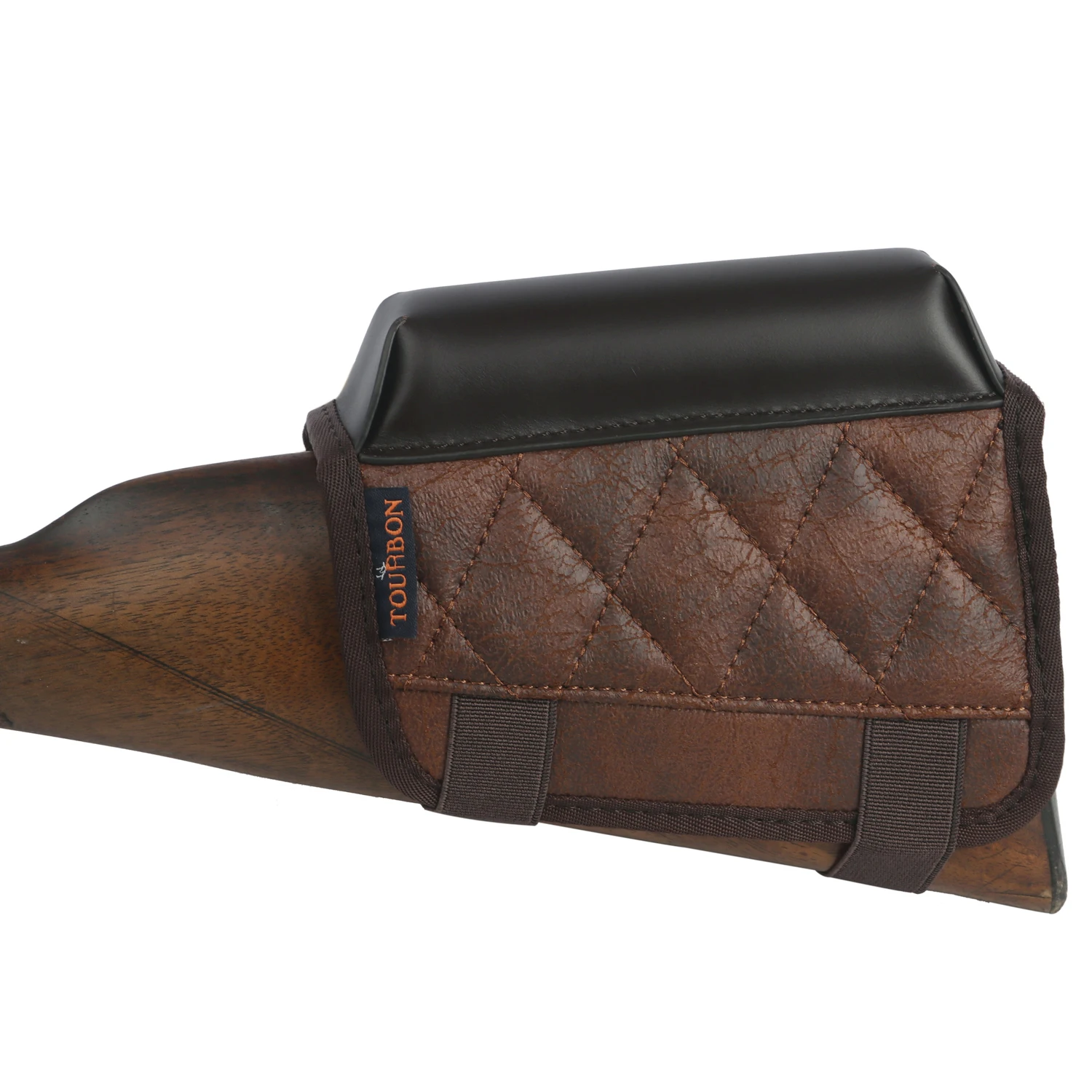 Gun Accessories Recoil Reducing Pad Tourbon Hunting Rimfire Rifle .22 LR /17 HMR Cartridges Bullet Ammo Holder Gun Buttstock Cheek Rest Riser Pad Shooting Accessory