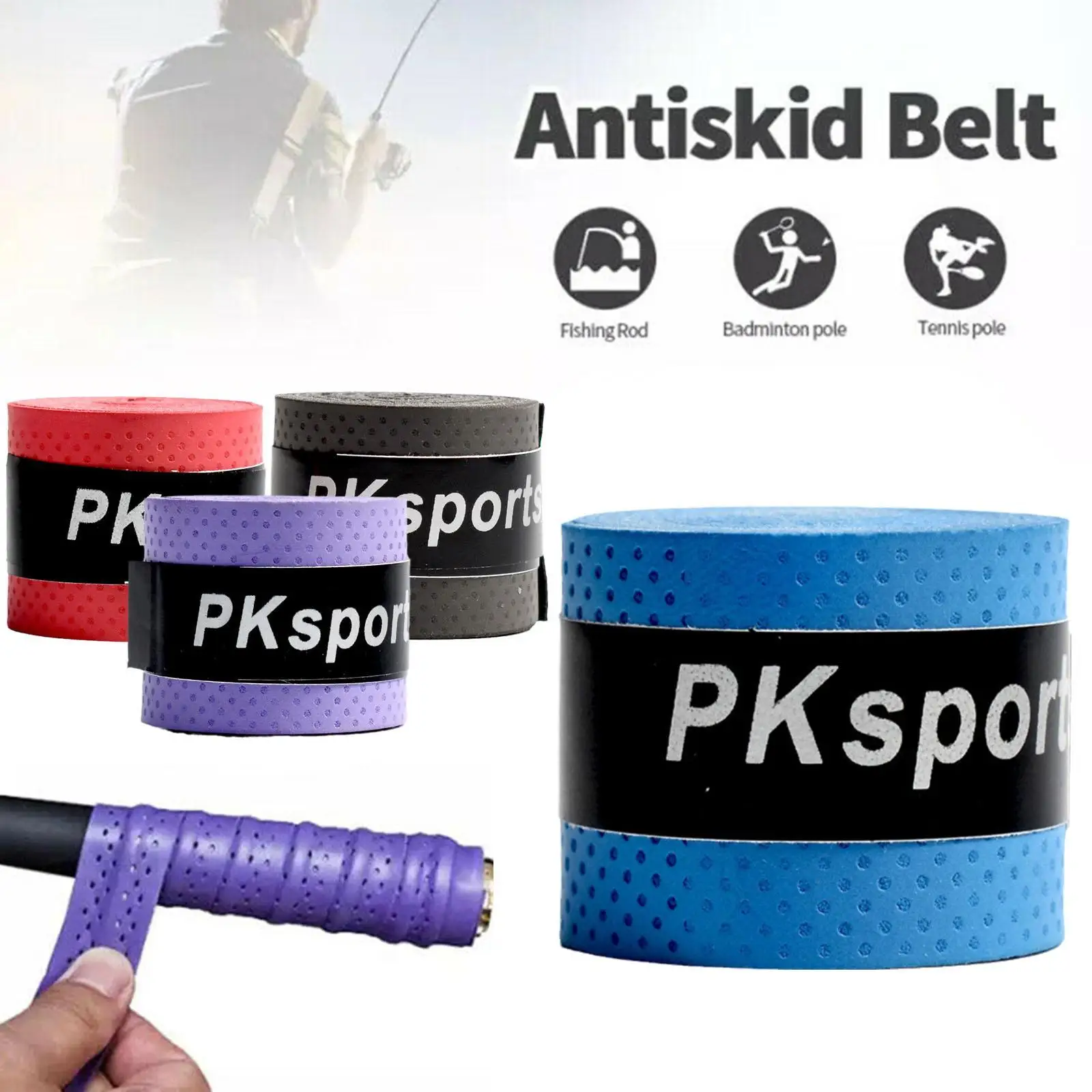4Colors Tennis Overgrip Padel Racket Grip Tape Anti Slip Outdoor Training Replacement Sweatband Badminton Accessories sticky overgrip tennis overgrip anti slip grip strap racket grip tennis accessories racket overgrip racket grip tape tennis racket tape