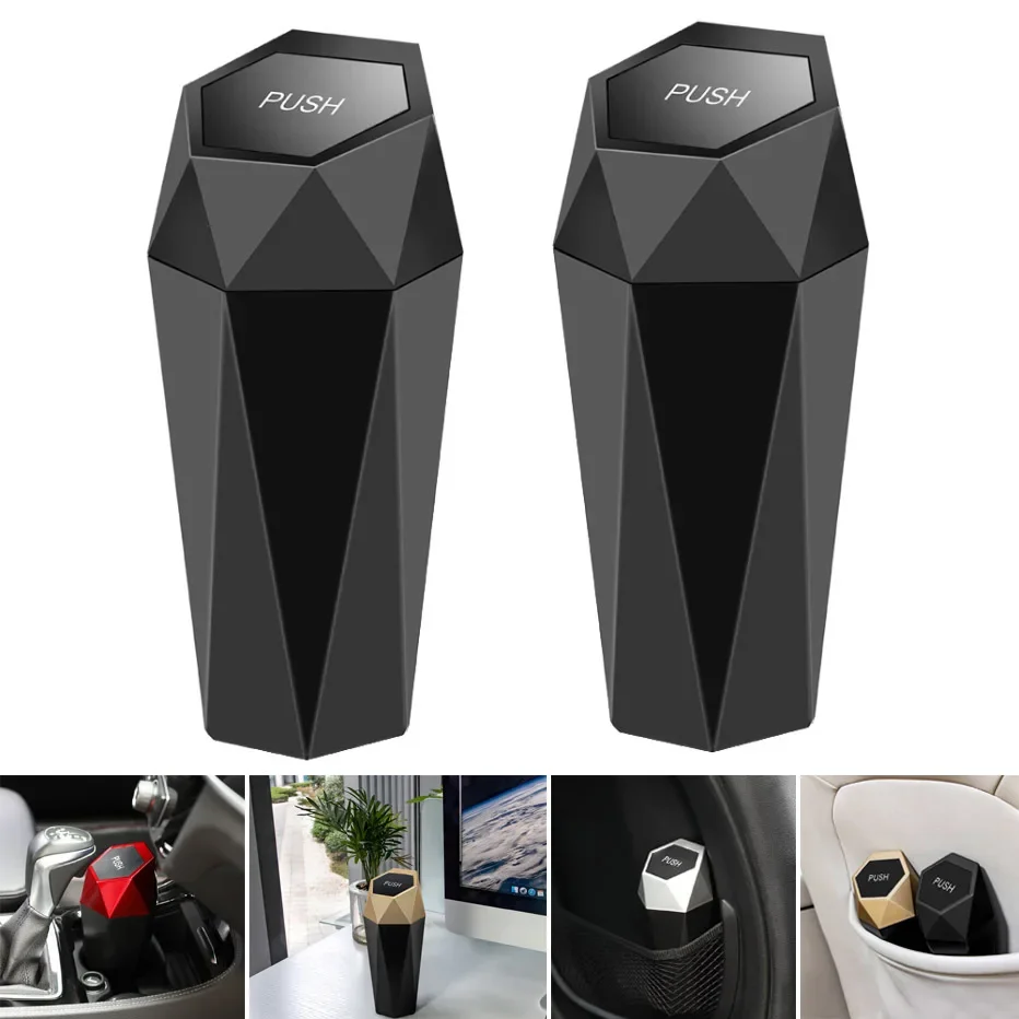 Universal Car Trash Can Door Seat Back Visor Trash Bin Auto Organizer Storage Box Color Garbage Dust Case Ashtray For car trash can car trash bag car armrest storage box