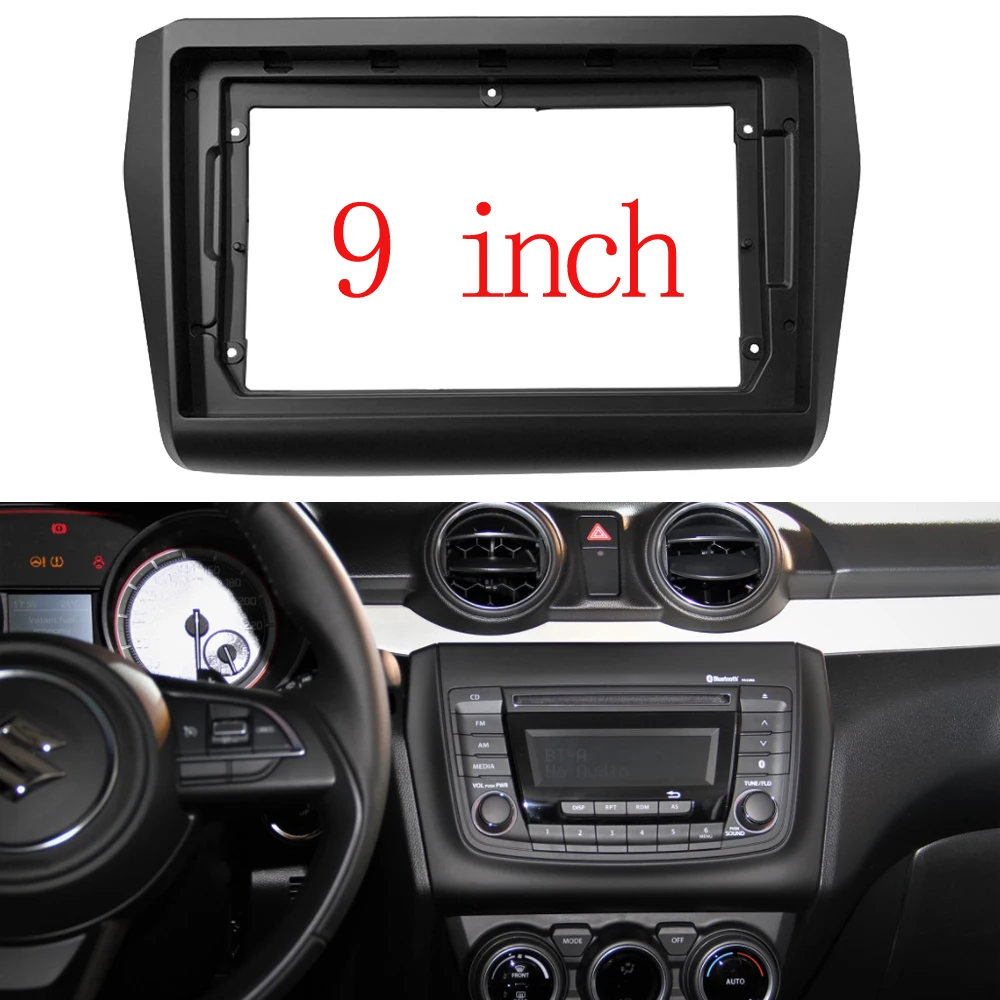2 Din 9 ġ ڵ  ġ DVD GPS Mp5 öƽ ٸ г  SUZUKI Swift 2018+ Dash Mount Kit
