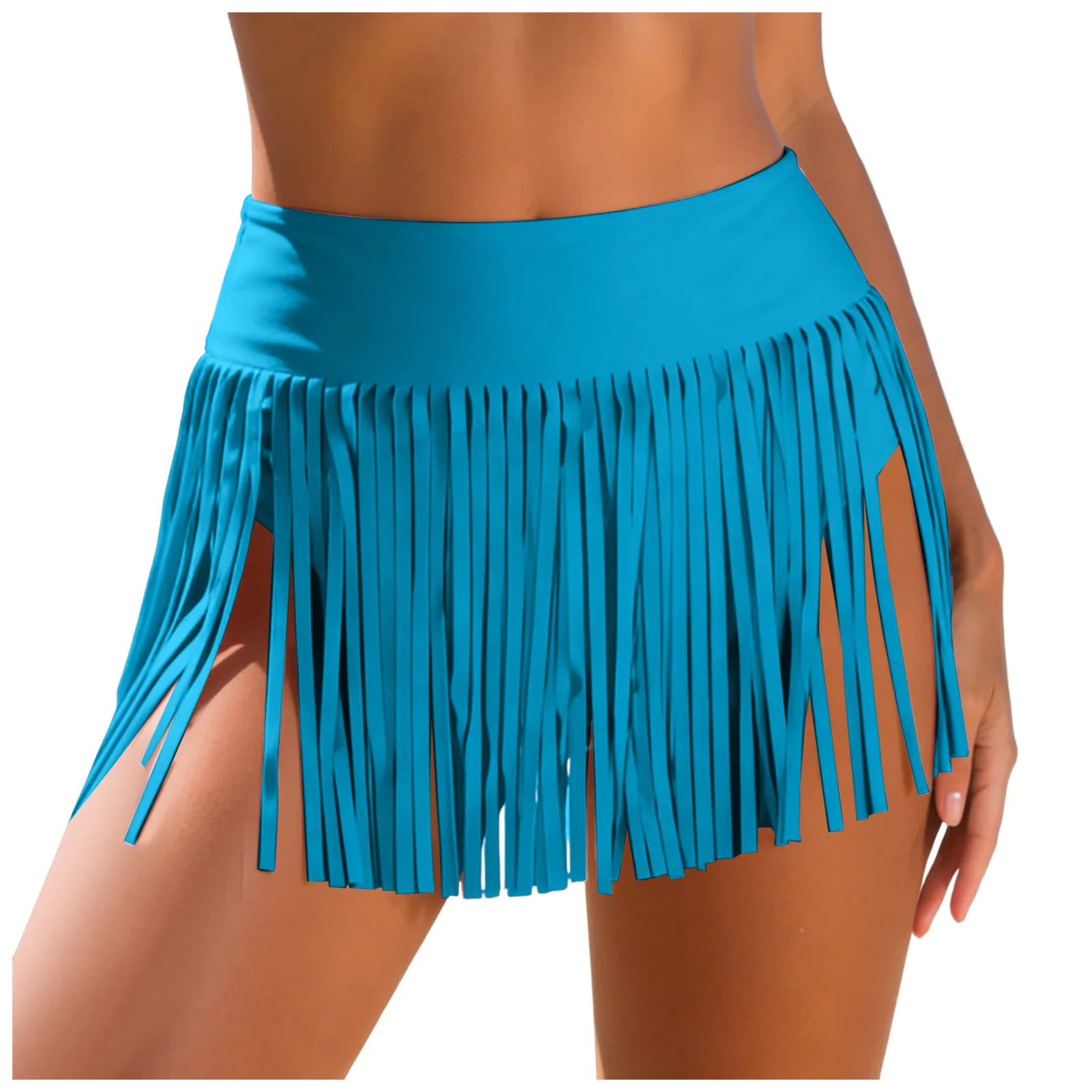 Swimsuit Coverups For Women Sarong Bikini Tassel Wrap Skirt Sexy Seaside Resort Beach Short Skirts Swim Cover Ups Monokini 1