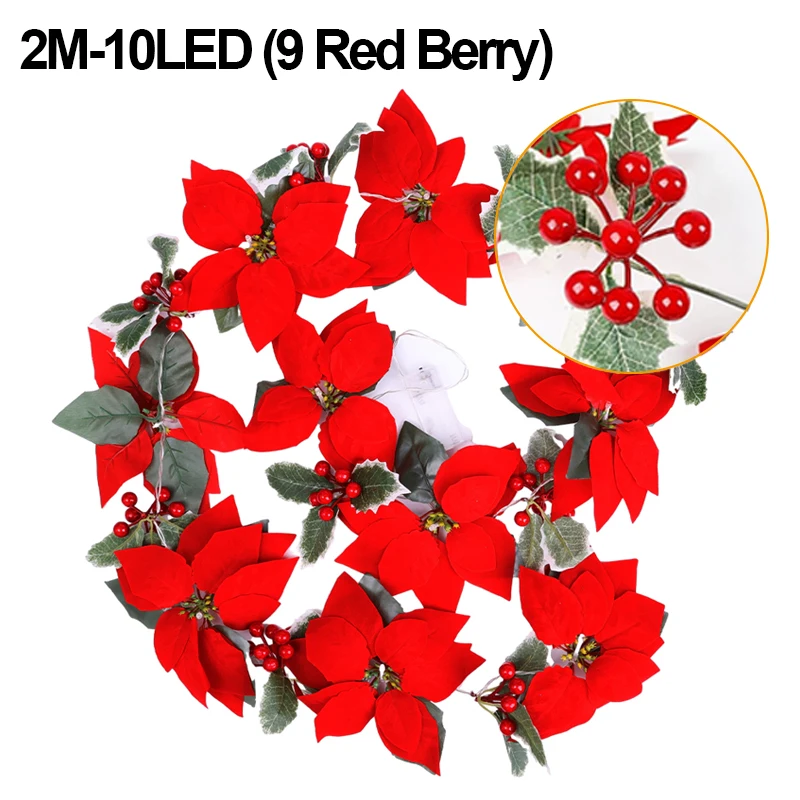 Kit Decorazione Fiore Di Natale Artificiale – 12 Stelle Di Natale Oro, 12 Fiocchi E 12 Clip – Per Albero, Ghirlanda, Regali – Completo Di Fissaggi