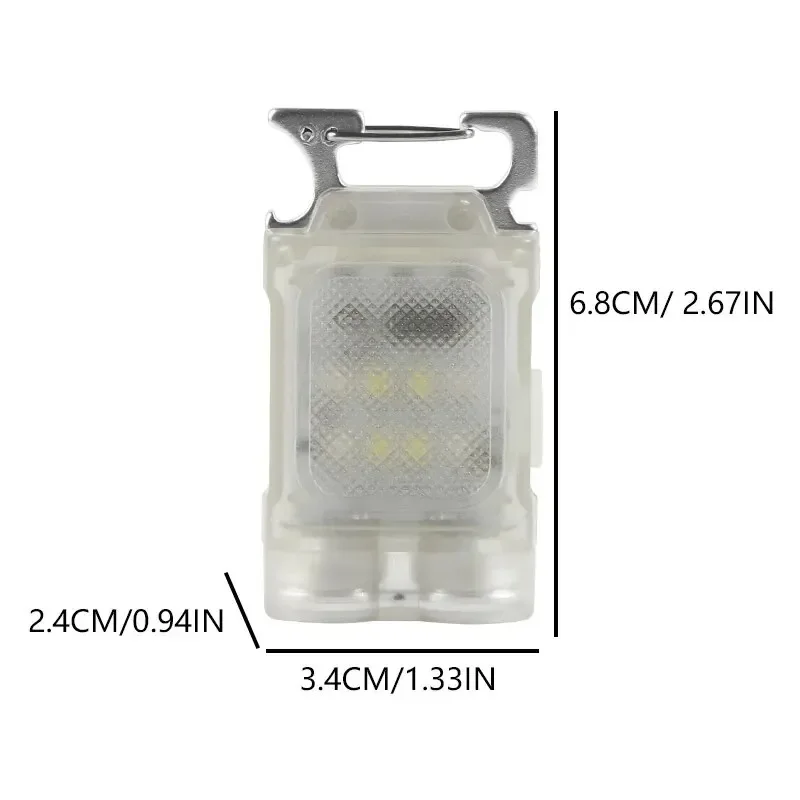 Portable Ultra-Bright Magnetic LED Keychain Flashlight