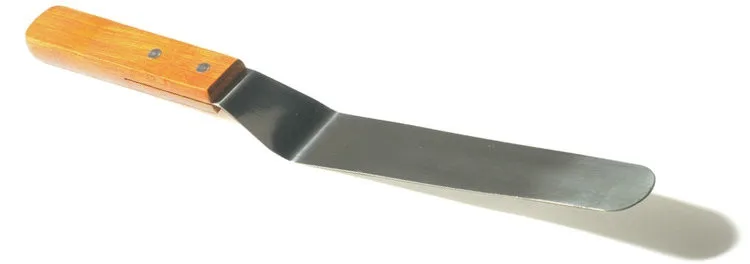 Description Picture 4 of itemSpatula Palette Knife Wooden Handle Stainless Steel Blade Cheese Dessert Jam Spreaders Smoother Butter Cake Decorating Tools