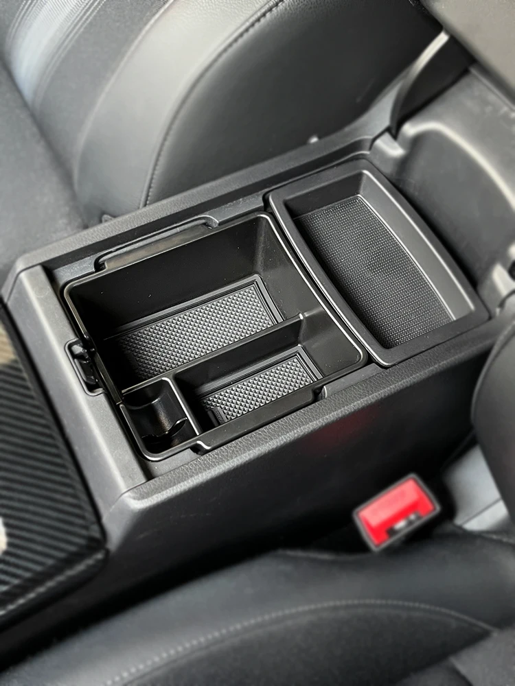 Organizer Vassoio Per Console Centrale Honda Civic 2022-2025 11a Gen – 2 Pezzi, Antiscivolo, ABS Nero