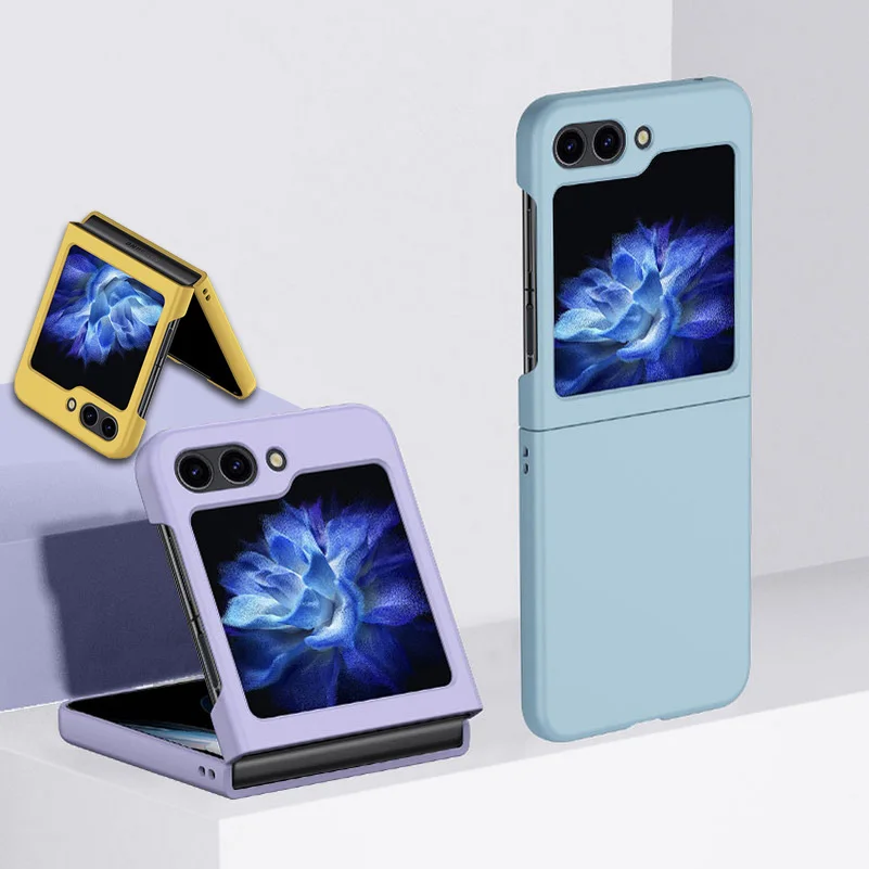 Custodia Protettiva Rigida Ultra Sottile Per Samsung Z Flip 6 5 Galaxy Z Flip 4 3 Flip5 Good Touch Feel Fotocamera Proteggi La Copertura Del Telefono