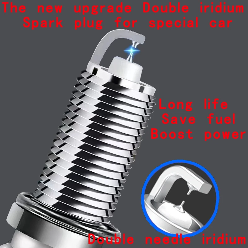 

4pcs/Box IKH16TT 4703 Dual Iridium TT Spark Plug fit for Chrysler Citroen Peugeot Renault Suzuki Infiniti Nissan Mitsubishi