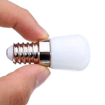 E14 미니 에너지 절약 냉장고 조명, 2W 냉동고 LED 램프 전구, 냉장고 냉동고 재봉틀용 긴 서비스