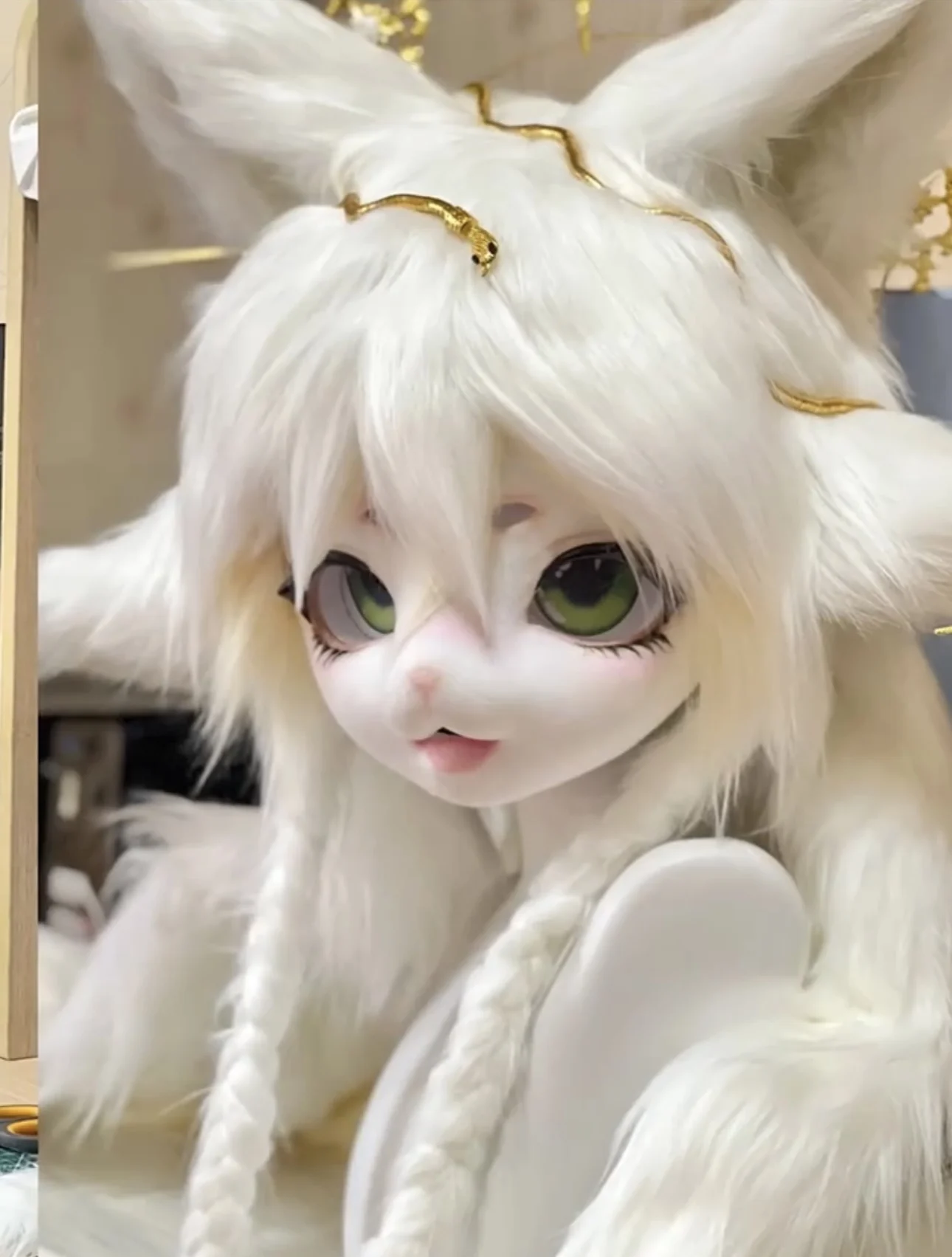 Fursuit Kigurumi Headsets Furry Cosplay Costumes Furries Head Animal Comiket Rubbit Doll Cat Comiket Furries Doll