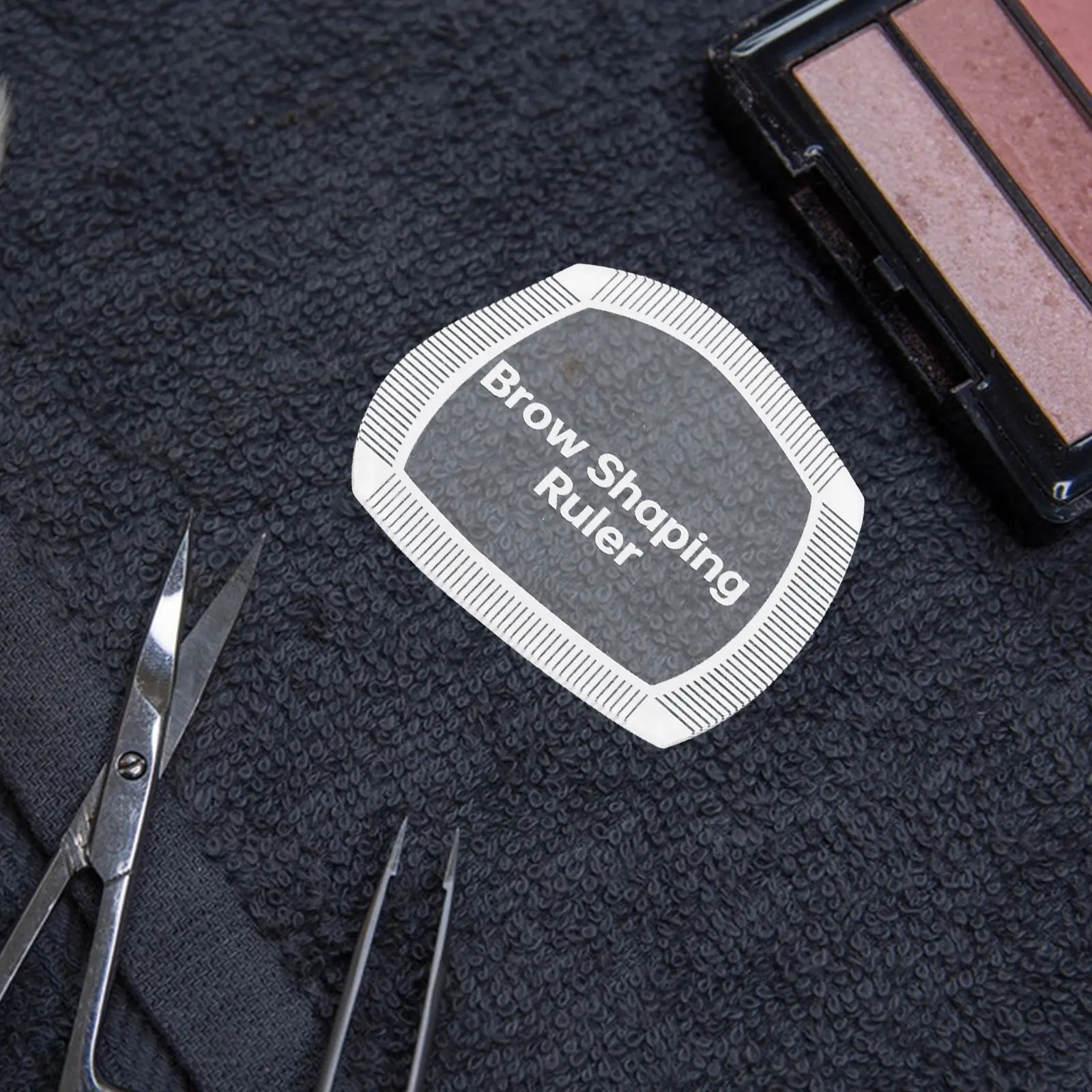 눈썹 맵핑 룰러 플라스틱 쉐이핑 툴 키트 간편 눈썹 그리기 가이드 전문 메이크업 스텐실 빠른 정밀 눈썹
