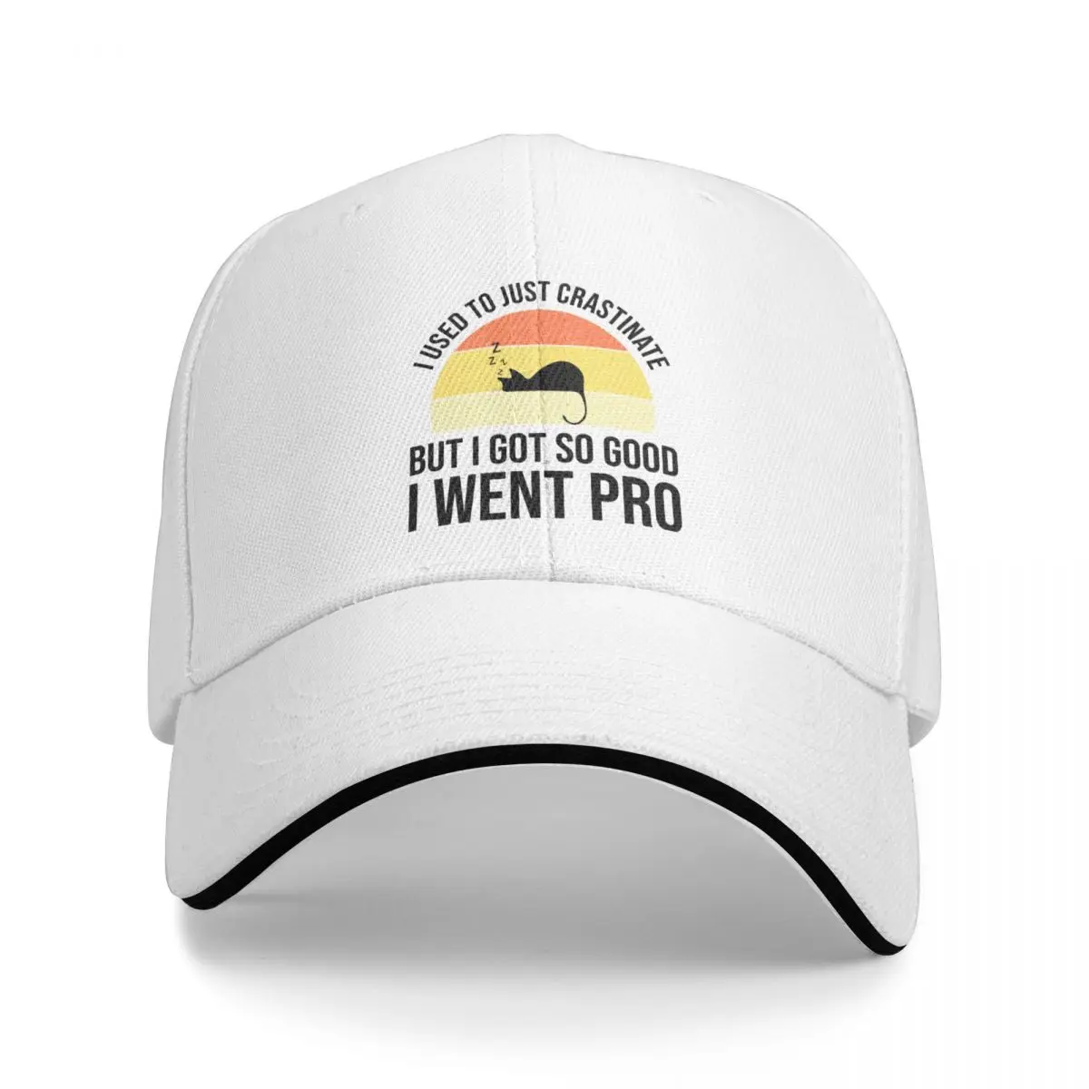 

I Used To Just Crastinate But I Got So Good I Went Pro Bucket Hat Baseball Cap Cap winter Cap female Men's