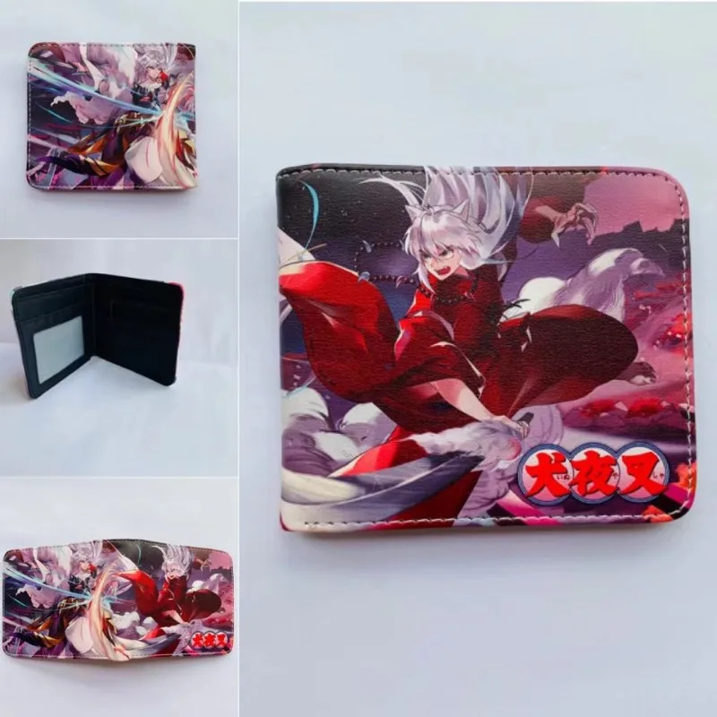 

Kawaii Anime Inuyasha Higurashi Kagome Portable Short Wallet Stylish and Simple Coin Purse Cute Things for Girls