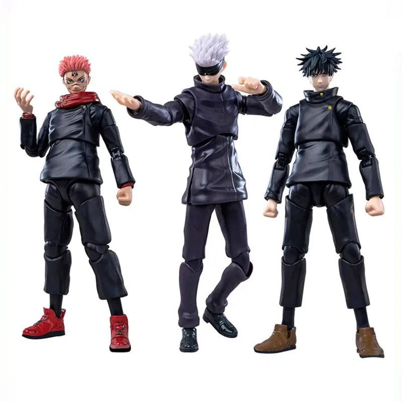 

18cm Bandai Jujutsu Kaisen Figure Satoru Gojo Itadori Yuji Fushiguro Megumi Action Figurine Pvc Anime Mode Collection Toy Gift