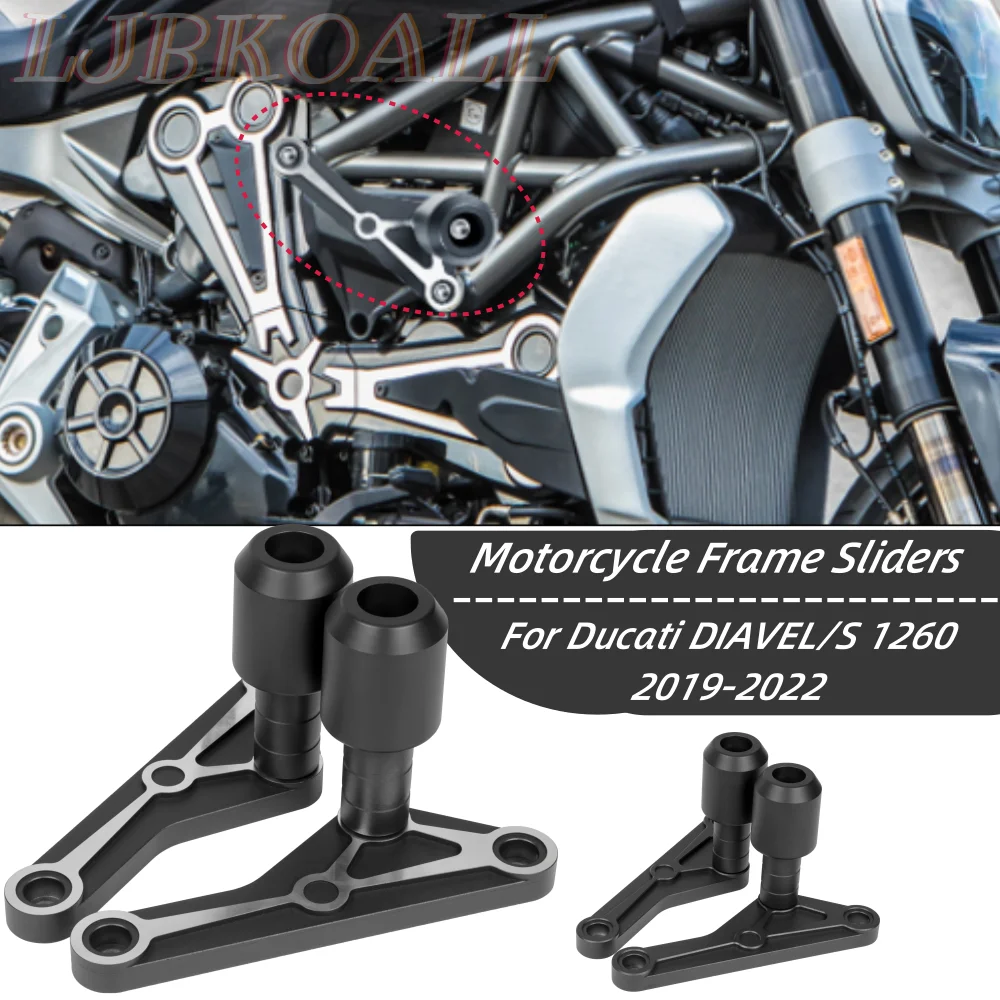 

for Ducati Diavel 1260 S 2019-2024 Slider Crash Pad Motorcycle Frame Sliders Falling Protector 2016 2017 XDiavel Accessories