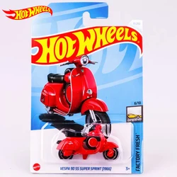 Original Hot Wheels Motorcycle Toys for Boy Motorbike 1/64 Diecast Car VESPA 90 SS Super Sprint BMW R HONDA CB750 CAFE CUB Gift