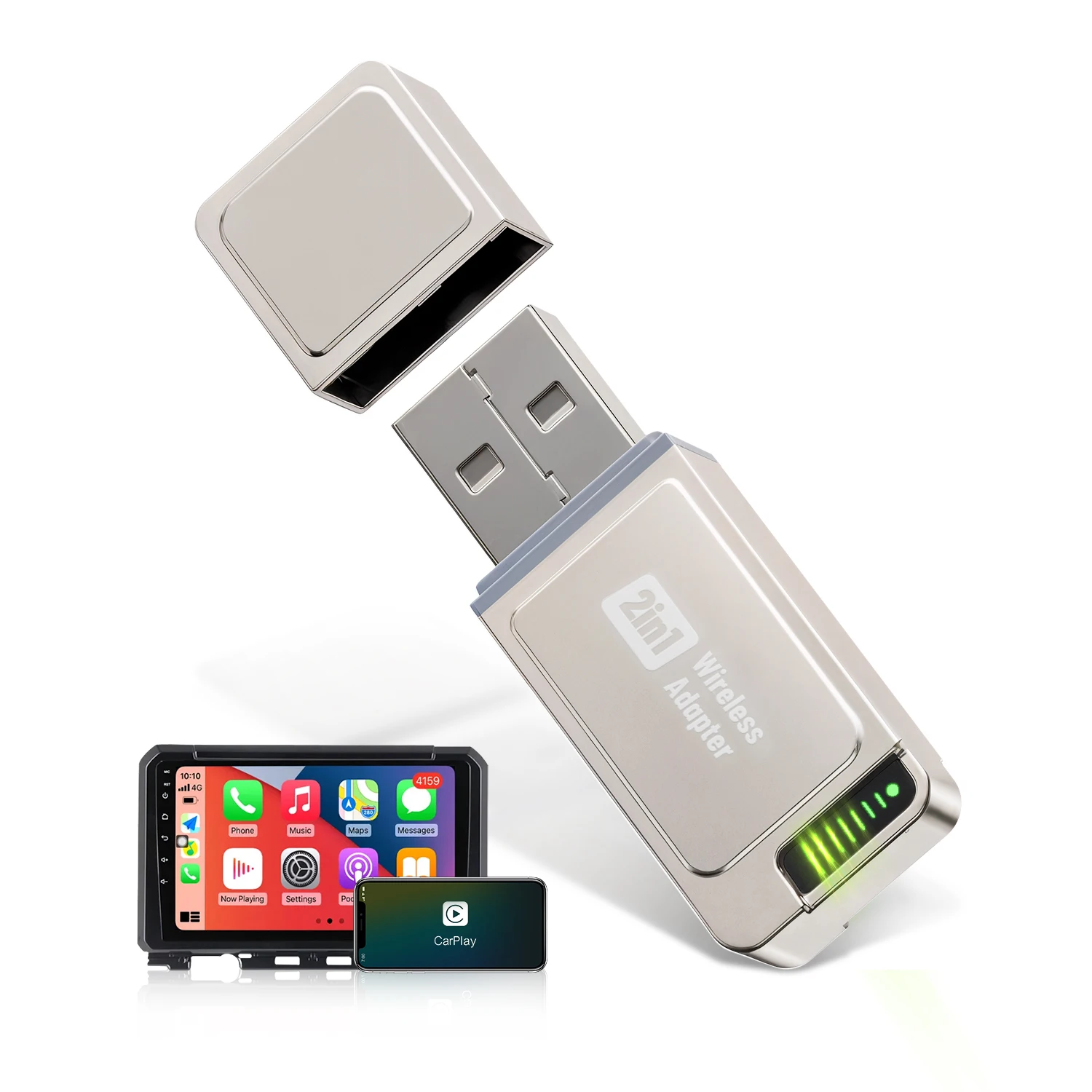 Wireless CarPlay Adapter for iPhone and Android