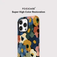 Fcicicase For Magsafe Magnetic Phone Case For iPhone 14 Plus 13 Pro 12 11 16 15 17 Pro Max Double-layer Cartoon Flower Cover - Image 4