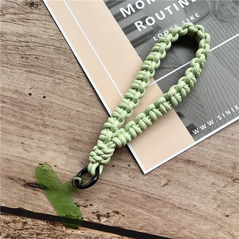 Braided Outdoor Wrist Strap Keychain for Phone and Camera Accessories
