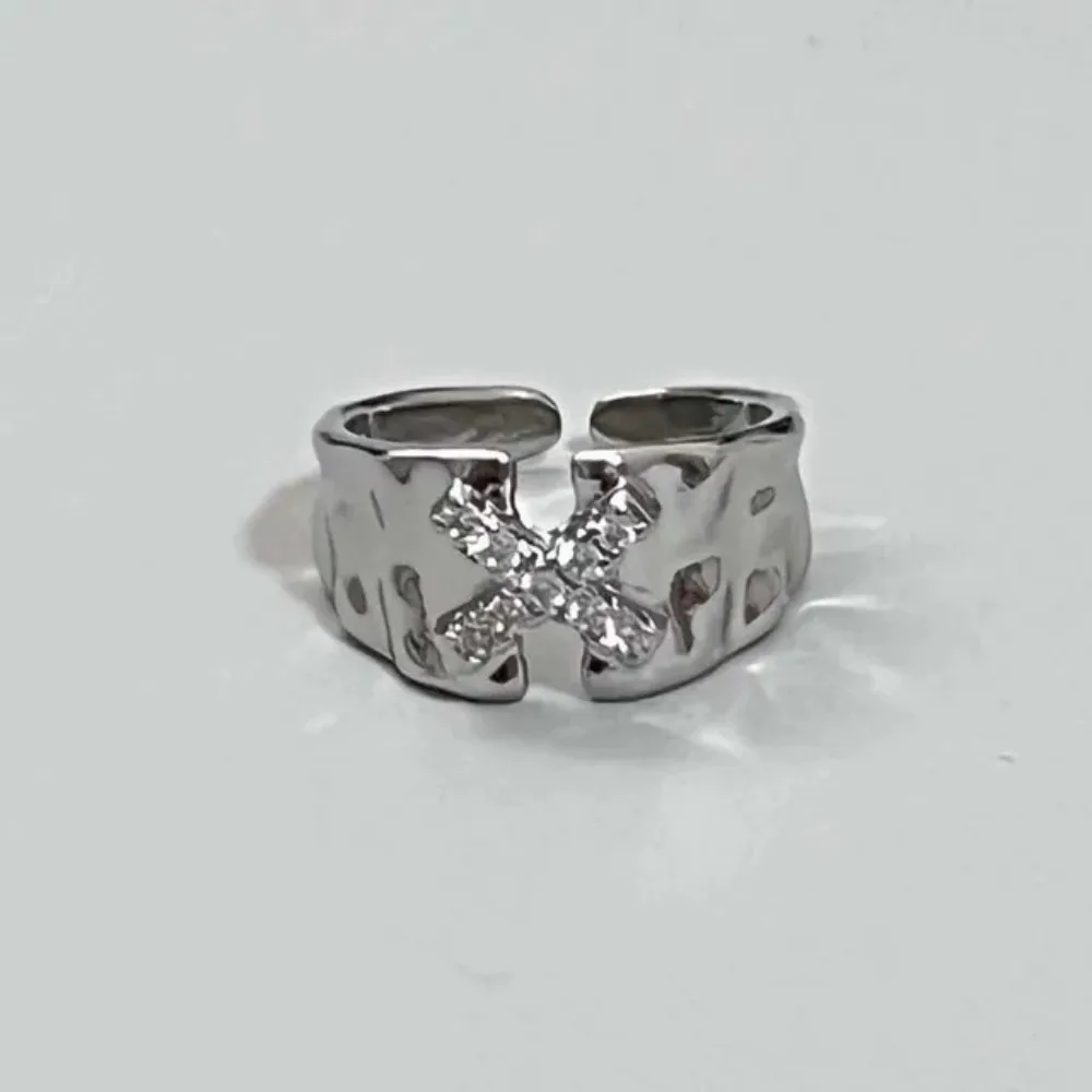 Anelli coppia regolabili anello aperto stella gotico vintage_voghion.com