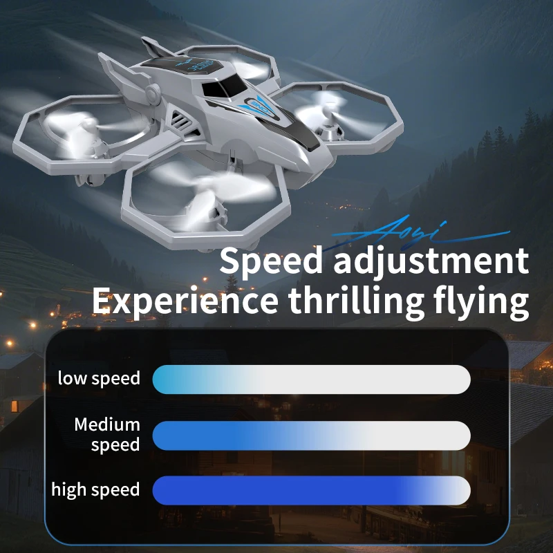 HD Camera Drone with LED Lights and Remote Control