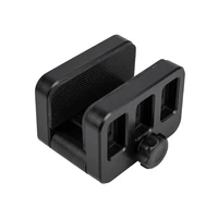 Hunting Shooting Tripod Stick Head Clamp 65mm Wide Bipod Clamp Stand Display Cradle Holder Gun Rifle Clamp Shooting Rest Saddle 2