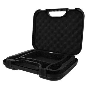 Scatola portaoggetti per microfono Attrezzatura per la registrazione domestica Custodia in metallo Portaoggetti in plastica Custodia per elettronica da viaggio