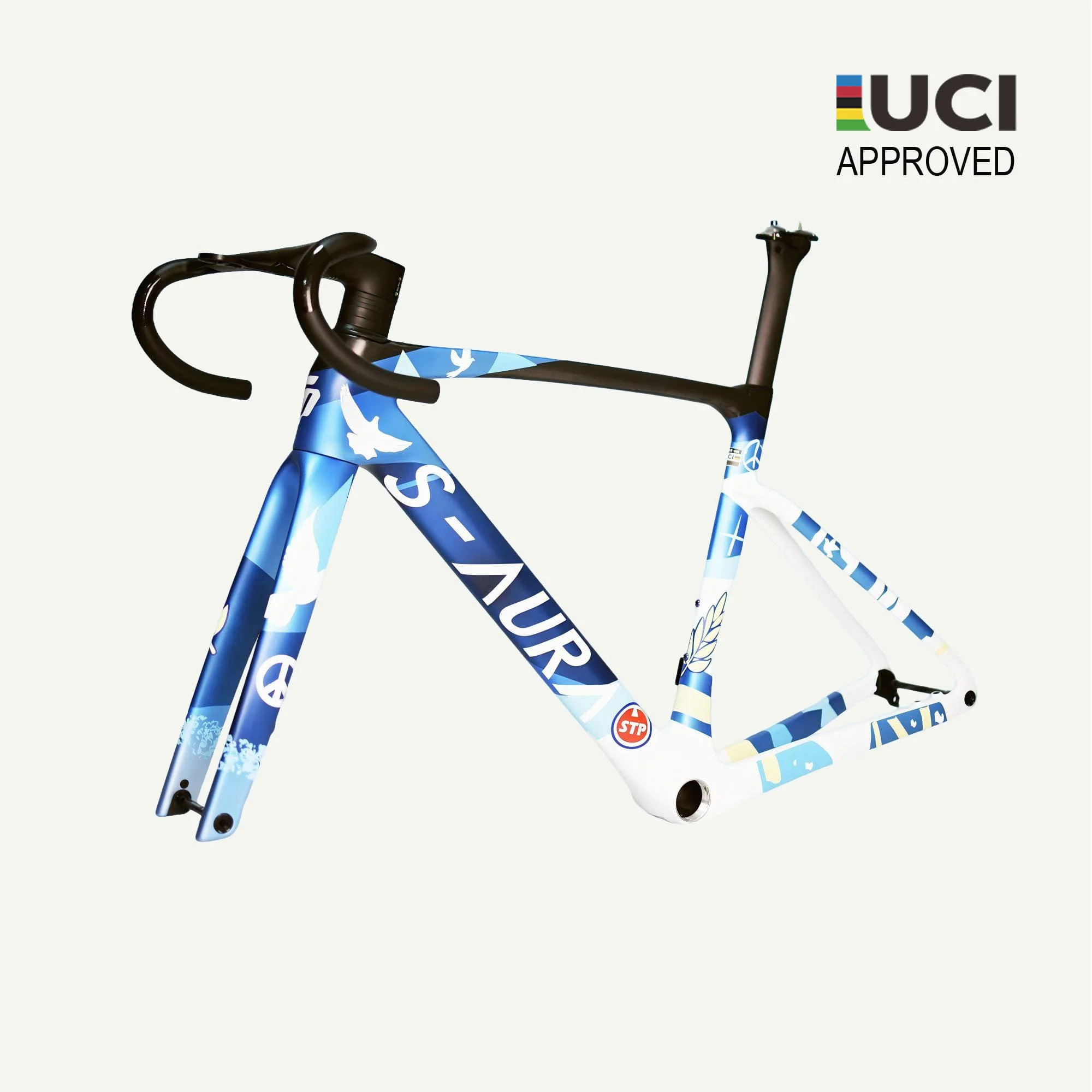 히그게 S-아우라 2026 UCI 승인 카본 로드 자전거 프레임 레이스 자전거 카본 프레임 무료 배송
