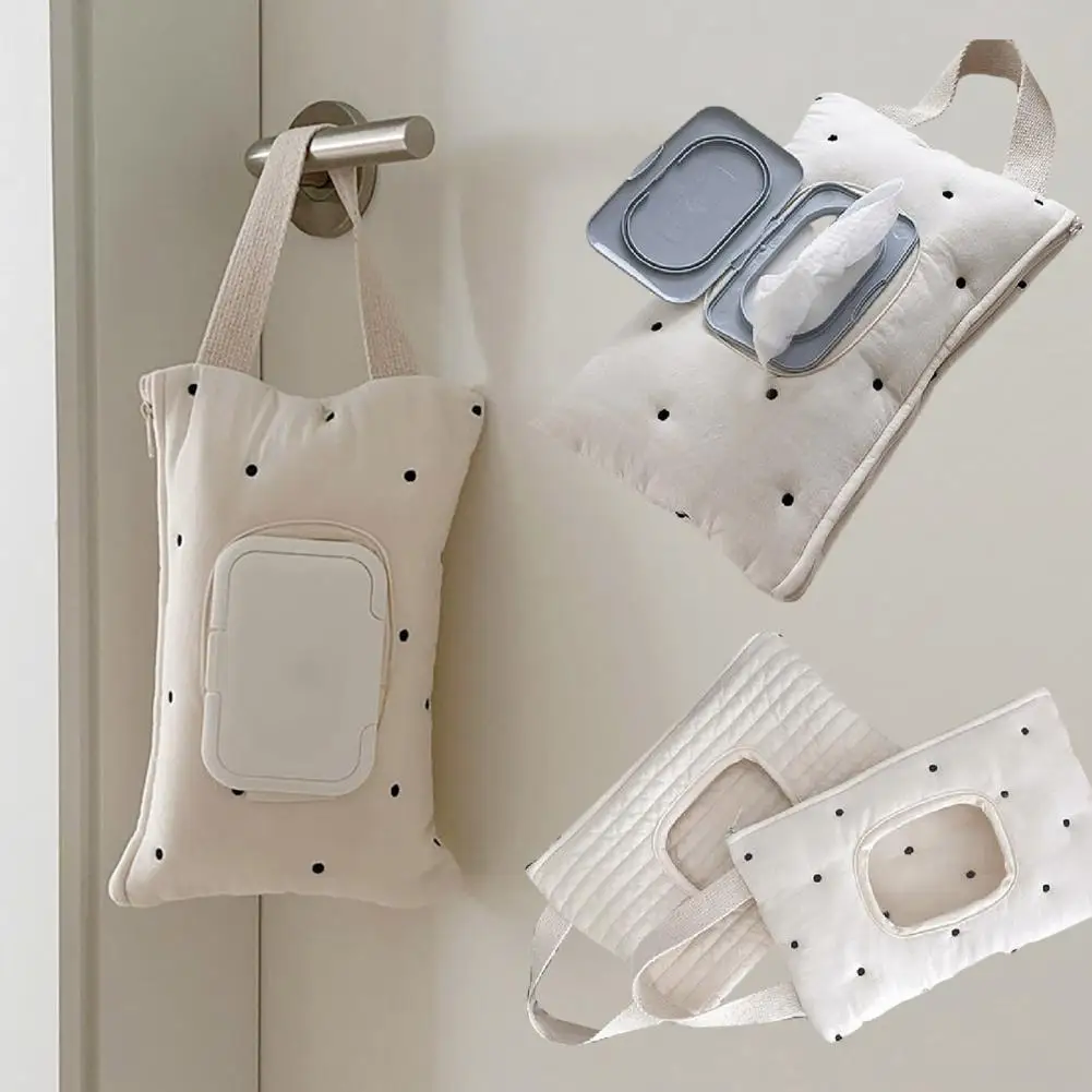 Tissue dispenser wet wipe case baby wipe case wet wipes case wet wipes box Baby cart paper towel bag large capacity soft cotton stroller baby wet wipes dispenser holder napkin storage case