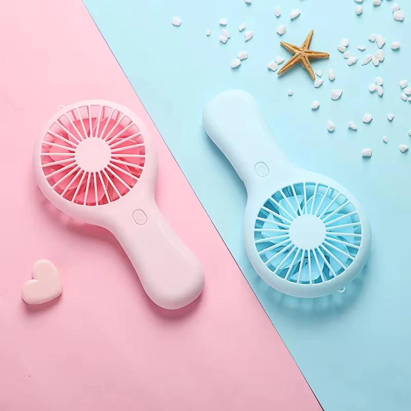 Portable Handheld Fan USB Charging Mini Fan With 3 Speed High Wind Desktop Office Travel Pocket Handheld Small Charging Fan