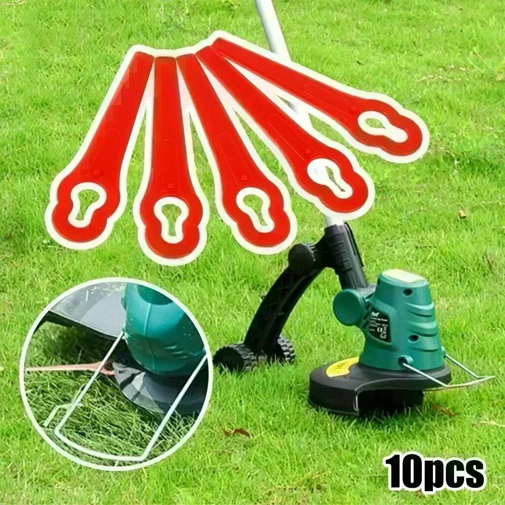 6 Lames Métal Pour Débroussailleuse Einhell - Compatibles GE-CT 18 LI Et Autres - Coupe Nette Et Durable