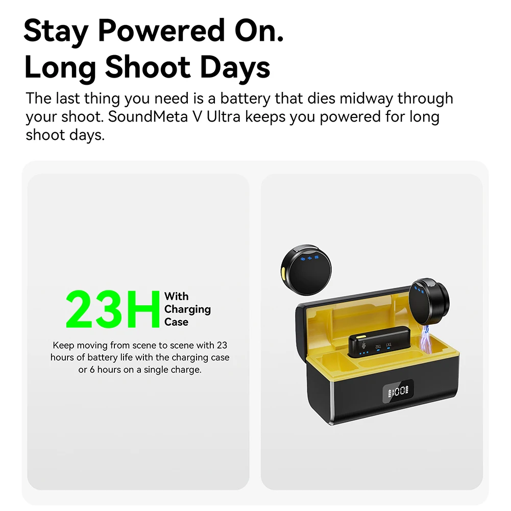 M9 Lavalier Wireless Microphone w/Charging Box Magnetic Mini Mic Noise Reduction Video Recording Lavalier Mic For Xiaomi/iPhone