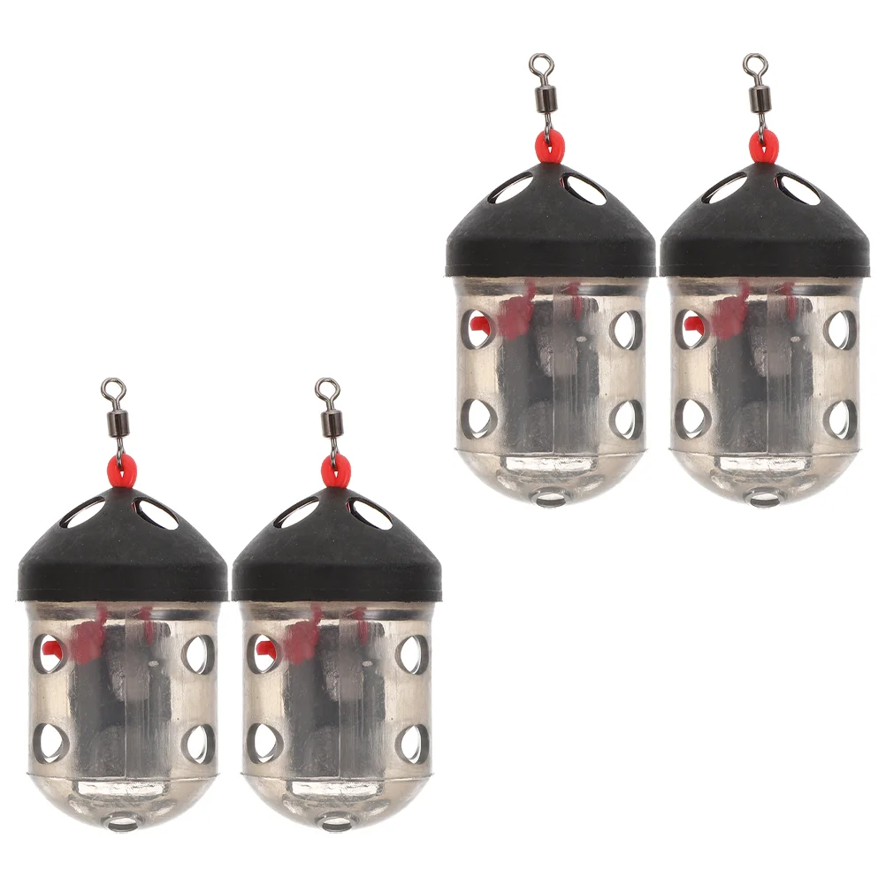 

4Pcs Fishing Bait Cages Large Fishing Bait Feeder Baskets Accessories