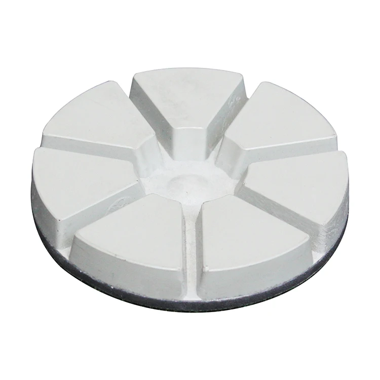 

Metal and resin mixed universal floor polishing pad