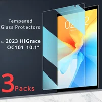 Tempered Glass Protectors for 2023 HiGrace OC101 10.1 inch Screen Protectors Ultra Clear Anti-Scratch 9H Hardness Screen Guard 1