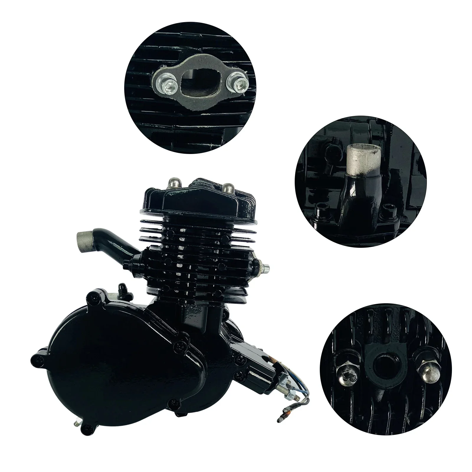 2-Takt 80cc Fahrradmotor Benzin Fahrradmotor Motorisierter Gasmotor Motor für motorisierten Fahrrad Fahrradzyklus – Detail 2