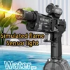 Fire Rat Electric Water Pistol Cool Light Full Automatic Water Spray Gun Summer Toy Sports Entertainment Children Gifts 2