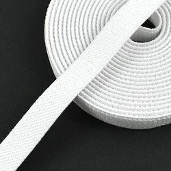 Versatile Elastic Band: 1cm Wide Stretch Tape for Sewing and DIY Projects (White)