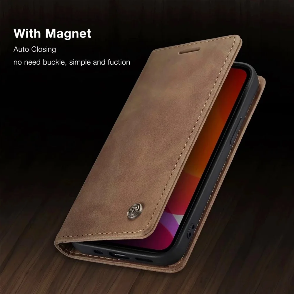 Leather Flip Cover Case - Elegant Protection