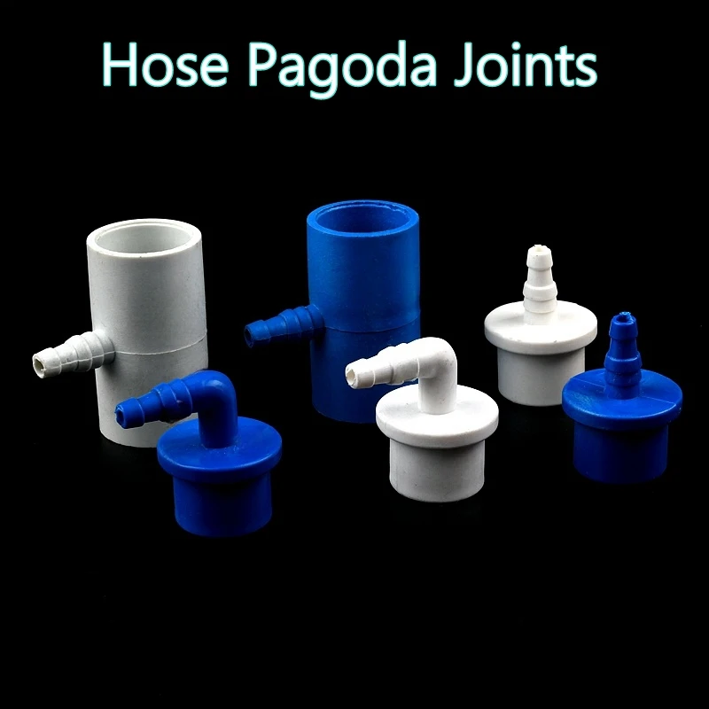 

5~50PCS I.D 20mm New Pattern Hose Pagoda Joints PVC Direct Tee Elbow Connector Garden Irrigation Aquarium Fish Tank Fittings