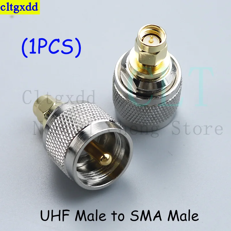 Cltgxdd 1개 SMA 암잭에서 UHF 수커넥터 RF 어댑터, UHF-SMA PL259에서 SO239 커넥터 RF 동축 어댑터