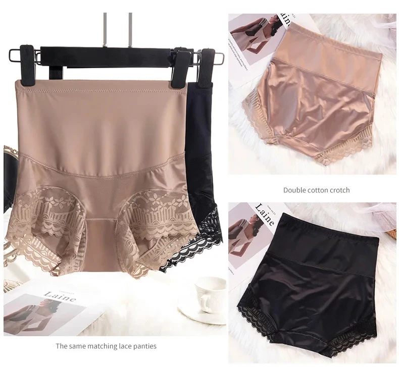Description Picture 6 of itemSeamless High Waist Lace Slimming Underwear Postpartum Shapewear Panties Women's Abdomen Butt Lifter Briefs Body Shaping Pants