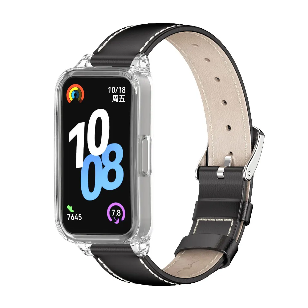 Premium Leather Sport Loop Wristband Bracelet