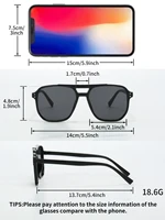 6 Paires de Lunettes Décoratives Tendance Style Européen et Américain Populaire, Verres Multicolores, Emballage Adapté 4