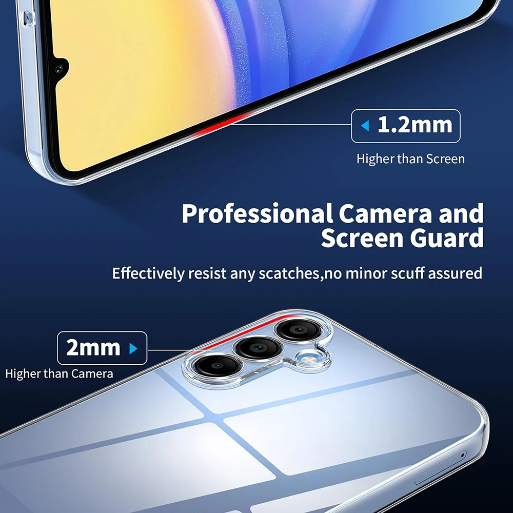 Ultra Thin Silicone Soft Clear Phone Case - Transparent Slim Design