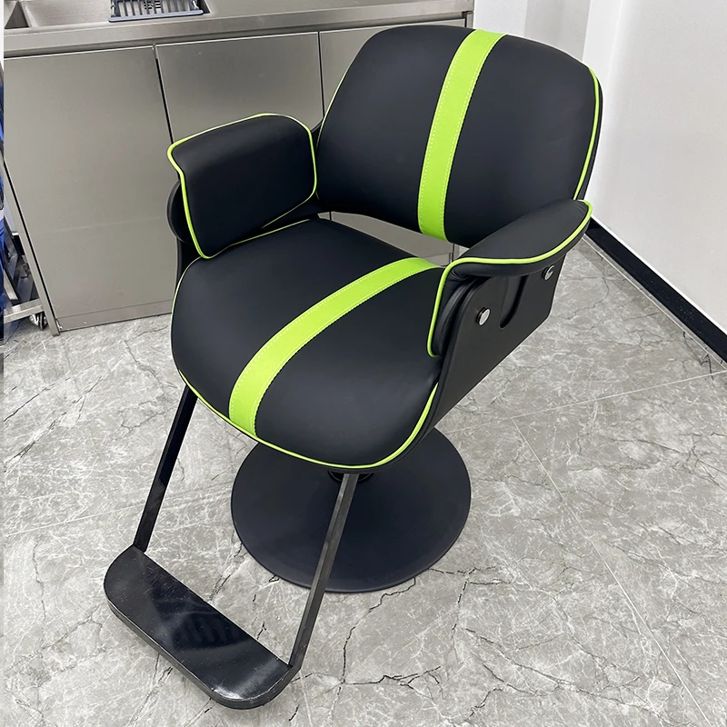 

Simplicity Modern Barber Chair Cosmetology Manicure Barber Chair Ergonomic Luxury Chaise Coiffeuse Barbershop Furniture QF50BC
